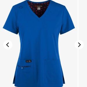 3 Koi women’s scrub tops, Royal Blue, size L, style Becca 3 tops for $35